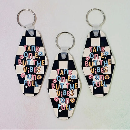Tank on E - Motel Keychain