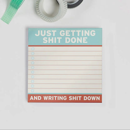Getting Shit Done - Large Sticky Note