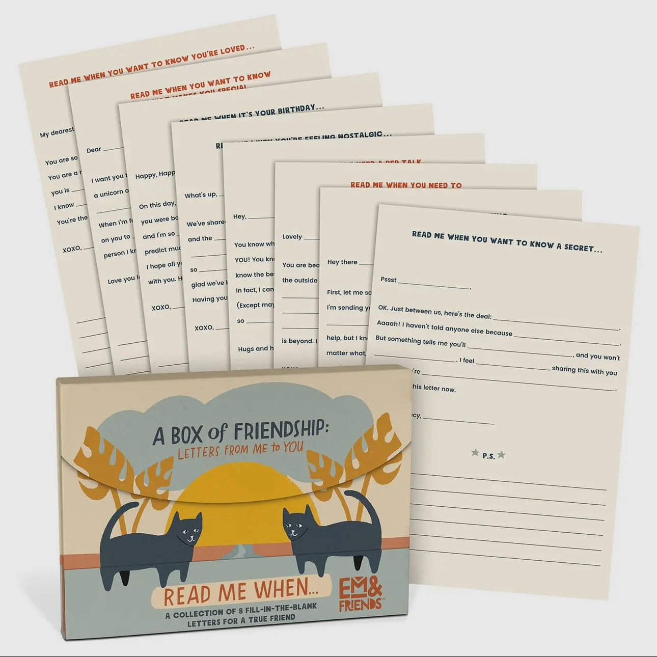 Read Me When - Friendship