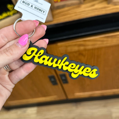 Hawkeyes - School Spirit Acrylic Keychain