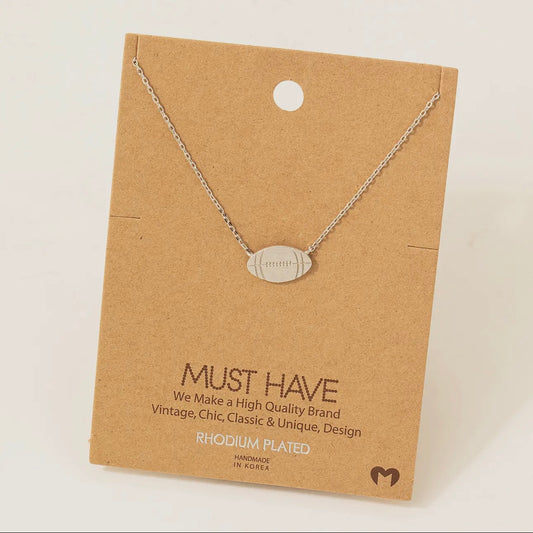 Mini Football - Necklace