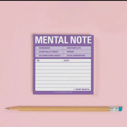 Mental Note - Sticky Note