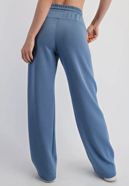 Blue Straight Pant