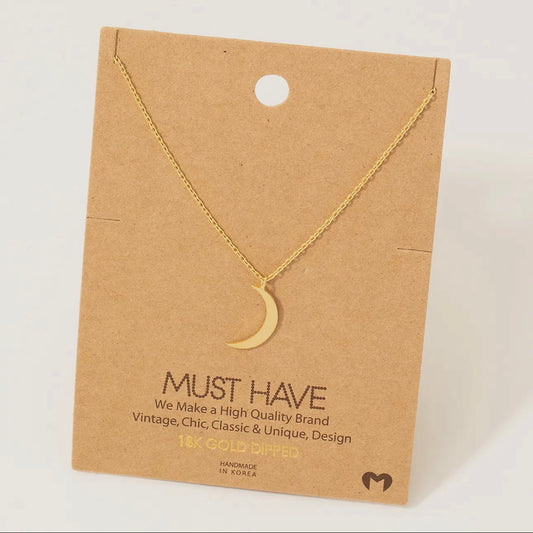Moon Crescent Pendant