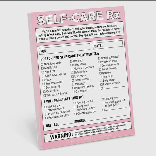 Self-Care Notepad