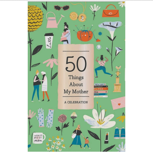 50 Things About My Mother - Fill-in Book