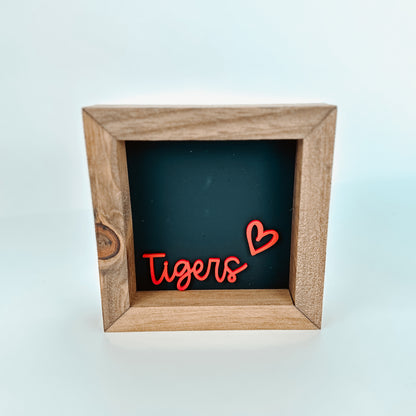 Tigers - 6" SS Square Sign