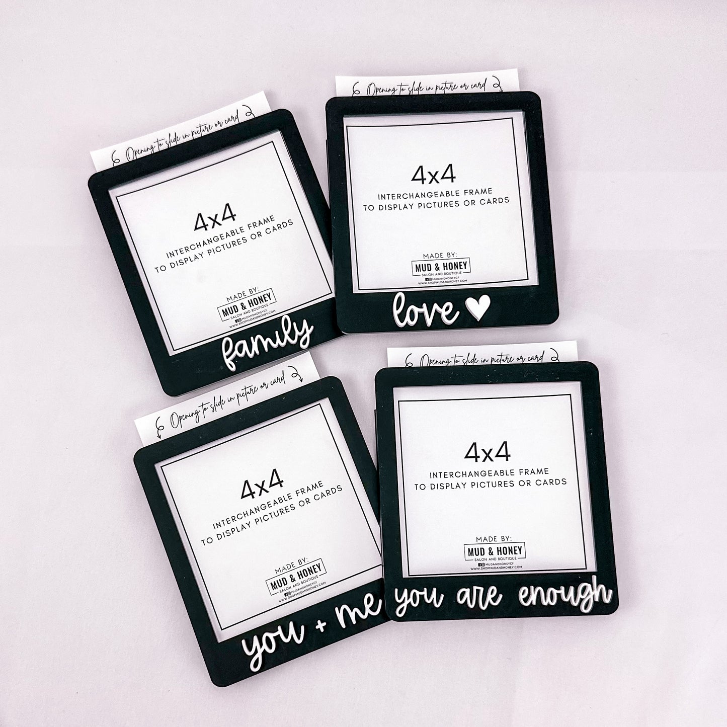 Magnetic Acrylic Drop In Frame - You + Me