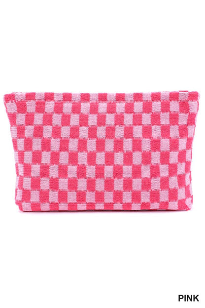 Checkered - Cosmetic Bag