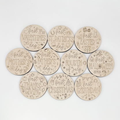 Designed Baby Milestone Markers