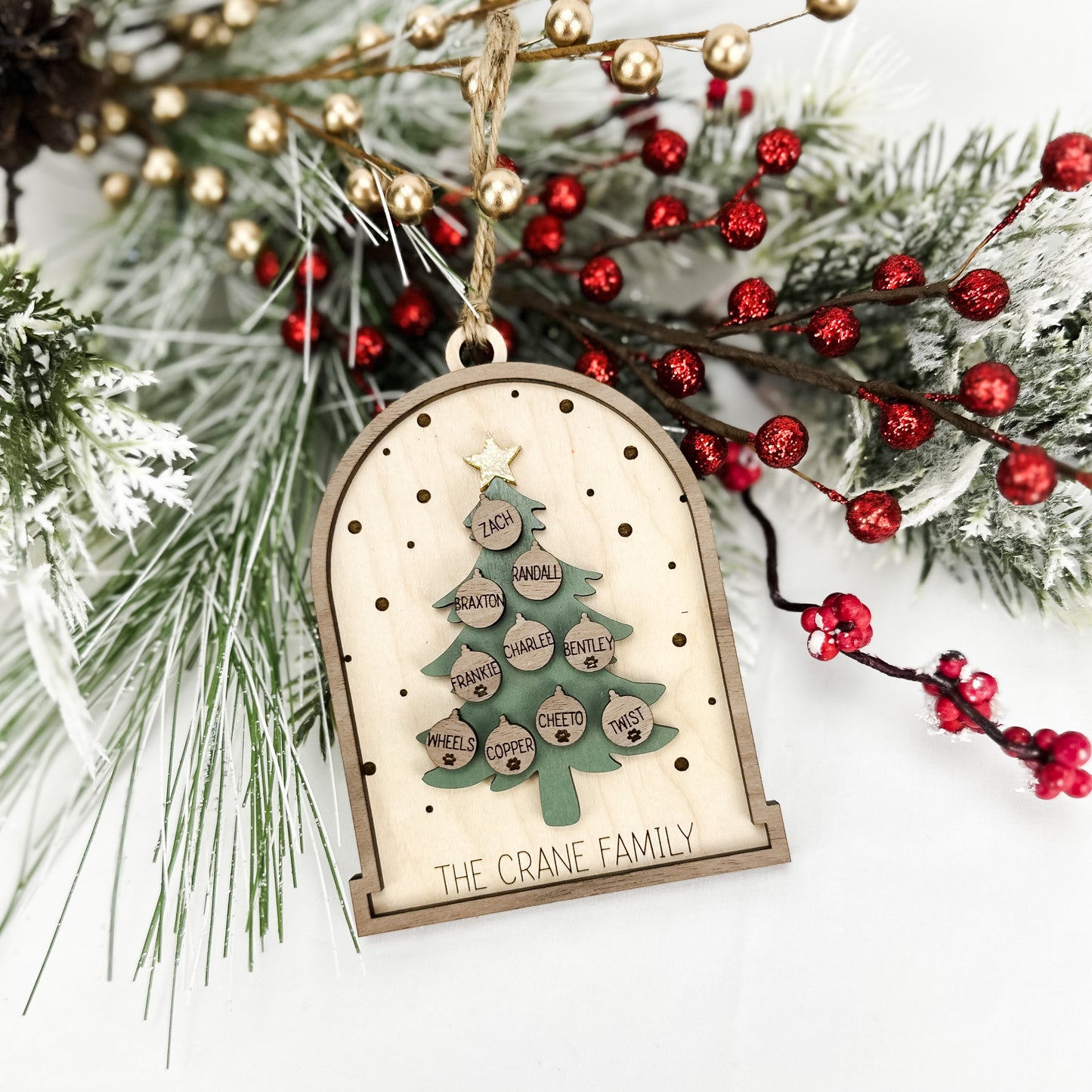 Arch Family Ornament