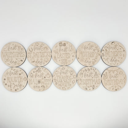 Designed Baby Milestone Markers