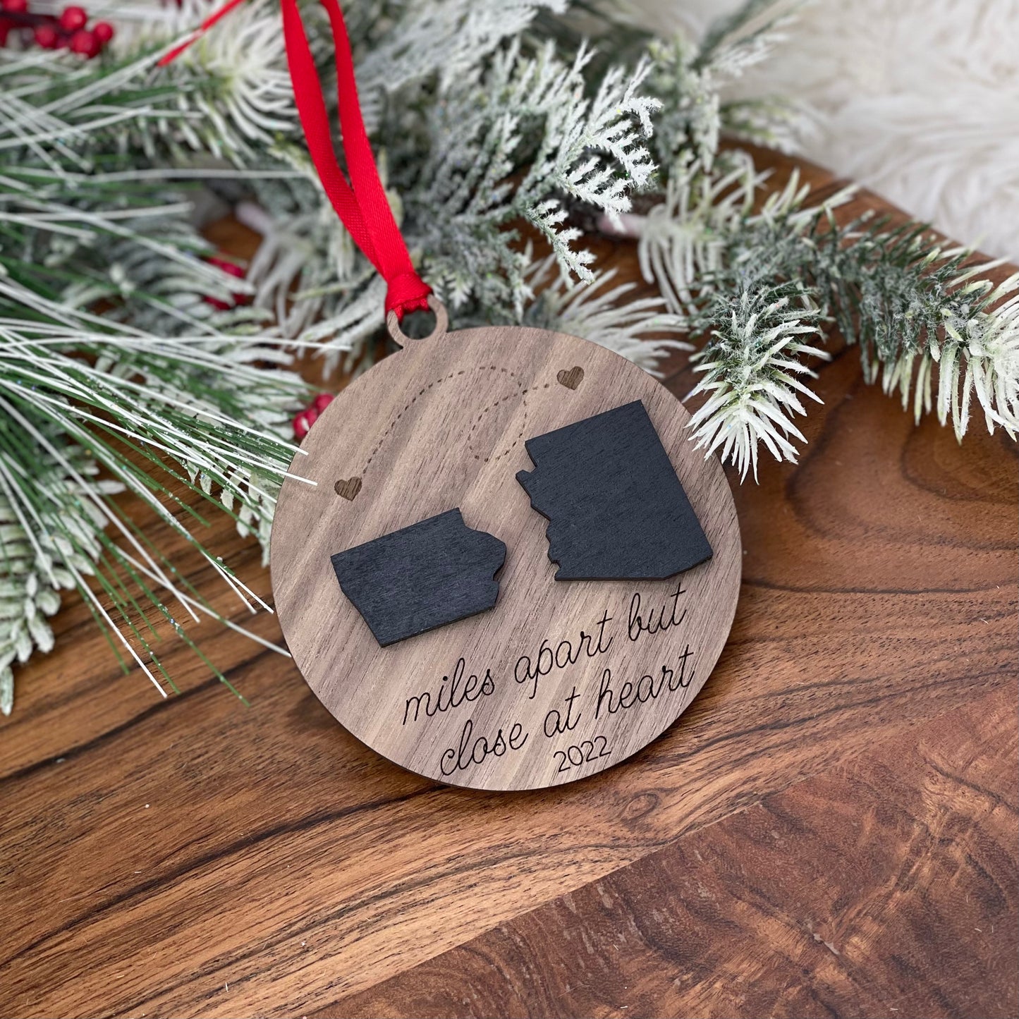 Miles Apart Ornament