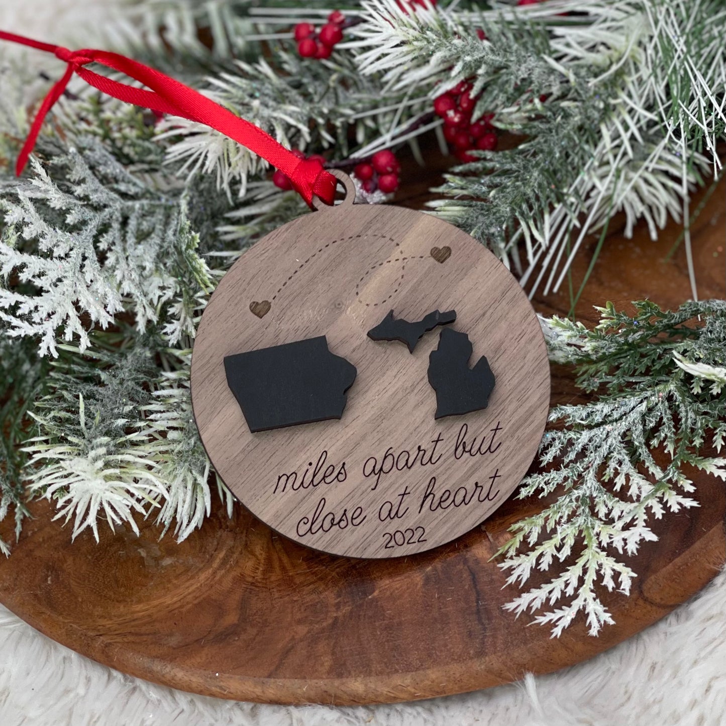 Miles Apart Ornament