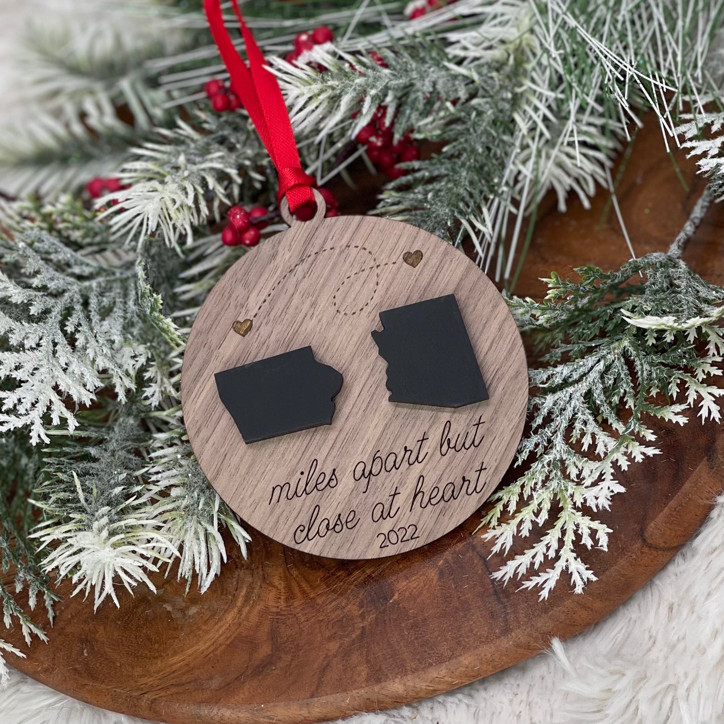 Miles Apart Ornament