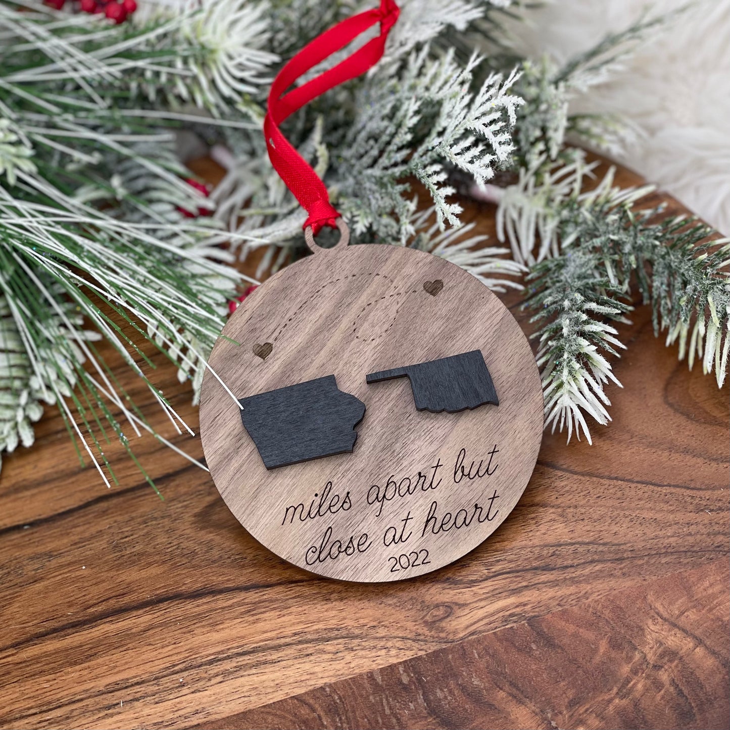 Miles Apart Ornament