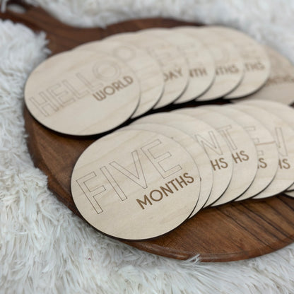 Baby Monthly Markers - Modern