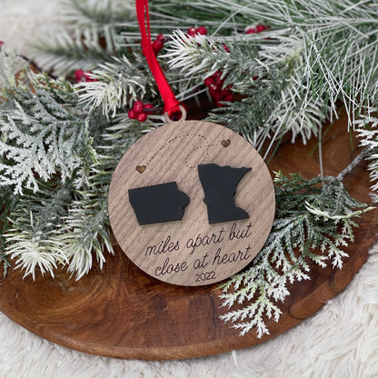 Miles Apart Ornament