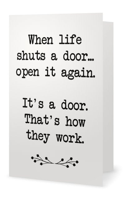 Open the Door - Greeting Card